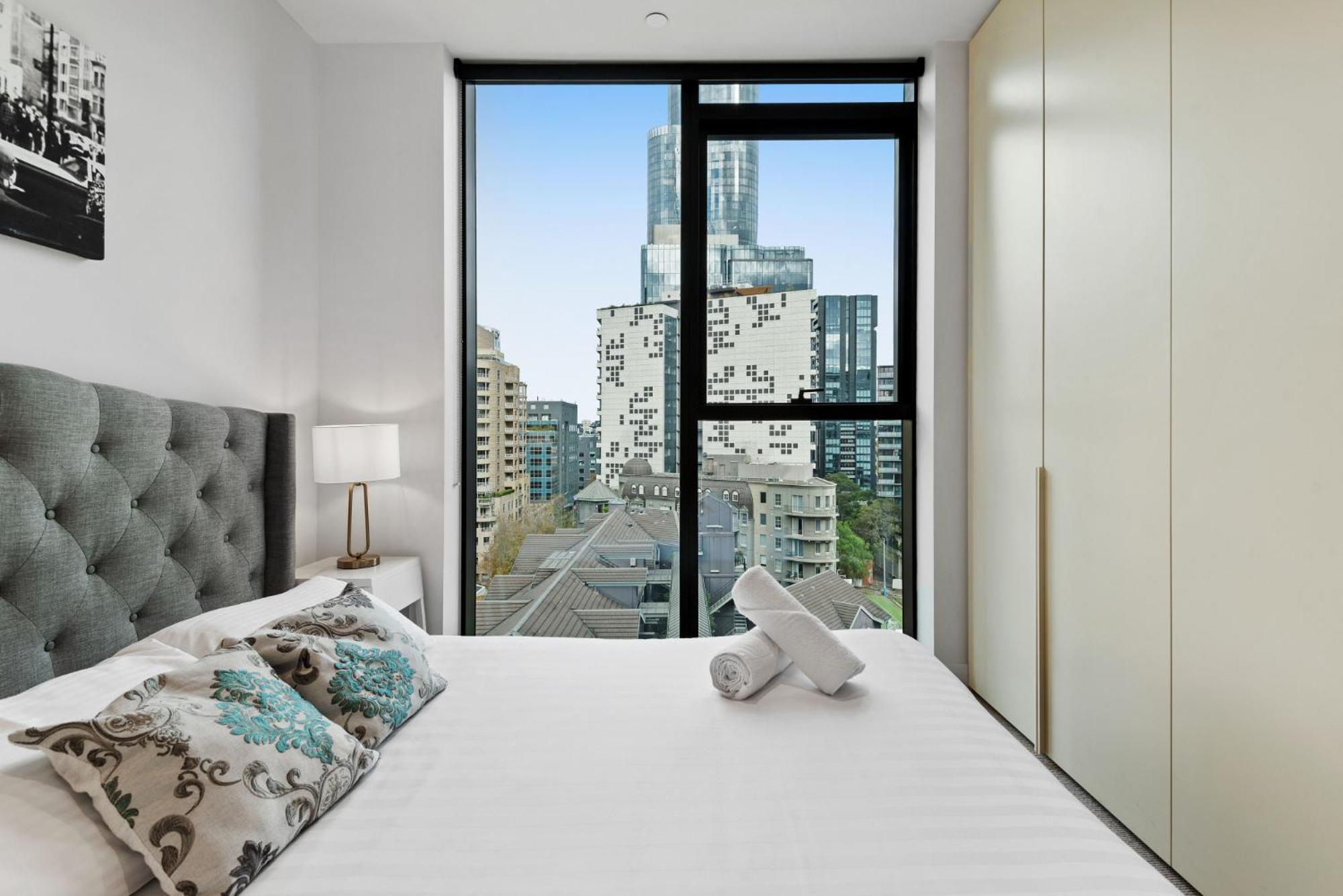 Bright Apartment With City Views In Trendy Locale Melbourne Exterior foto
